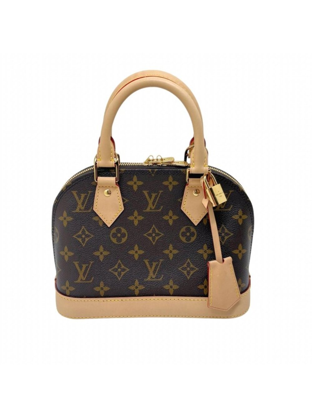 Louis Vuitton Alma BB Monogram Shoulder Bag Canvas